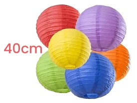 Lampara papel arroz 40cm